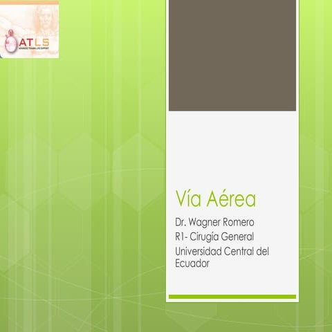 Manejo De La Via Aerea ATLS 