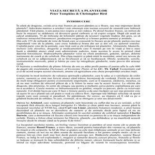 Viața secretă a plantelor - Tompkin...