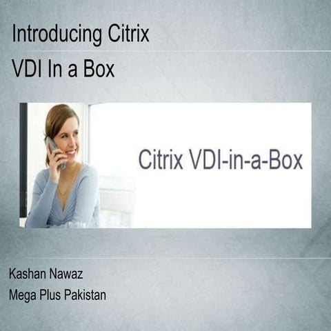 presentation of VDI in a box