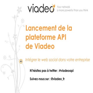 Viadeo API Presentation - Salesforc...