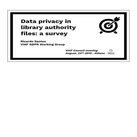 Data privacy in library authority files: a survey