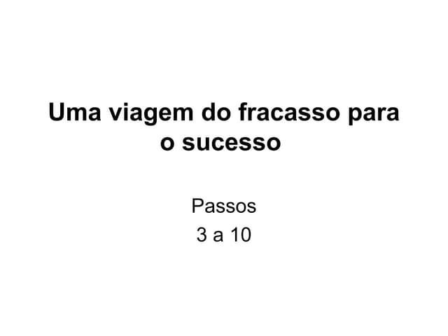 Viagem para o sucesso 2