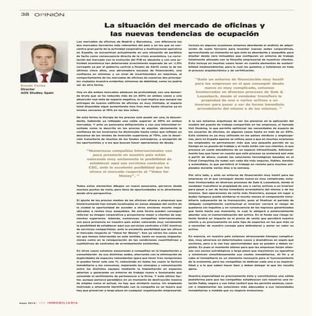 Via Inmobiliaria - Eusebi Carles - Mayo 2013 - Número 132