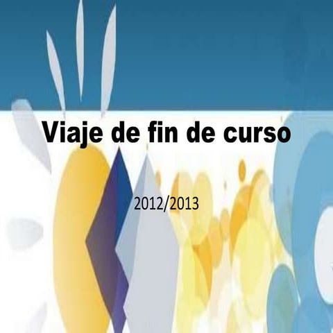 Viaje de fin de curso