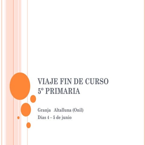 Viaje fin de curso | PPT