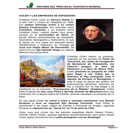 VIAJES DE CRISTOBAL COLÓN