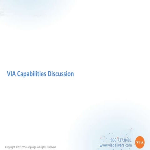 Via learning comps & capabilities 2013