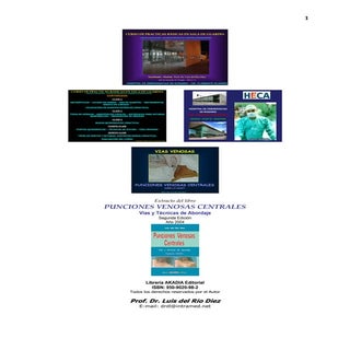 PUNCIONES VENOSAS. CENTRALES Y PERI...