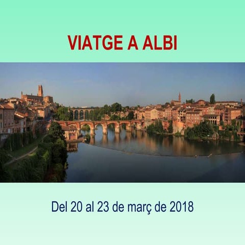 Viatge a Albi 2018