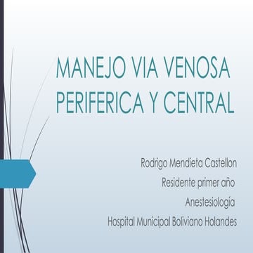 Via venosa central y periferica.pptx borrador