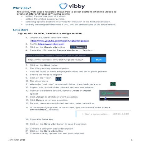 How to Crop YouTube videos with Vibby