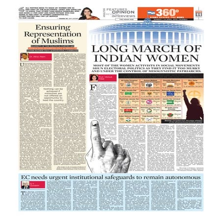 Vibhuti patel long march of indian women asian age 14 4-2019 pg11