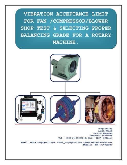 Balancing requirement according to iso 1940 | PPTX