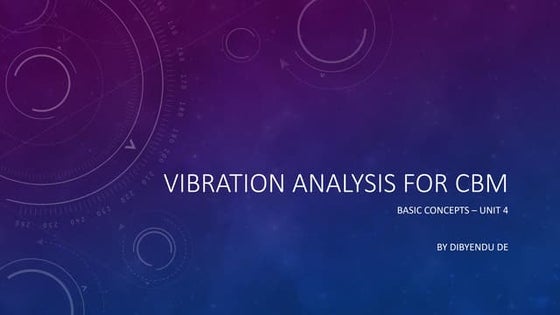 Vibration Analysis Certificate Cat II (Mobius) | PDF
