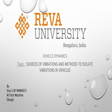 Vibration isolation in_vehicles