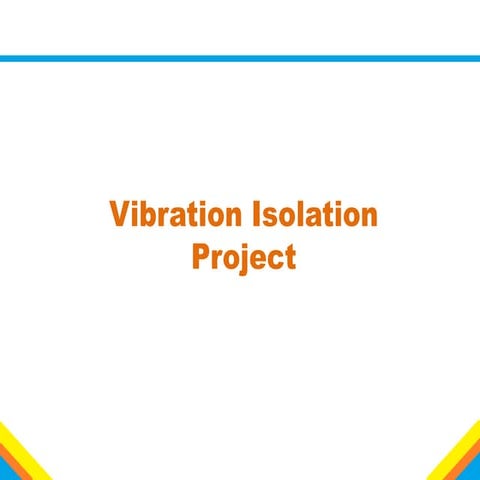 Vibration isolation progect lego(r)