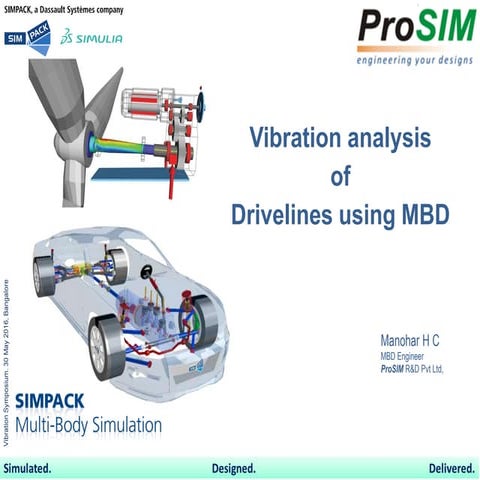 Vibration Analysis of Drivelines using MBD | PDF