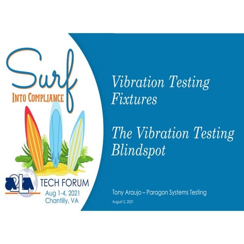 Vibration testing fixtures   the vibration testing blindspot