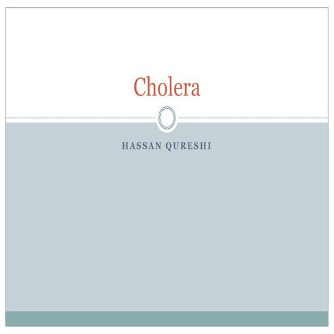 Vibrio Cholera Pptx