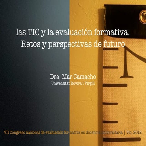 Las TIc en la evaluación formativa