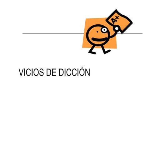 Vicios de dicción (comunicación escrita)