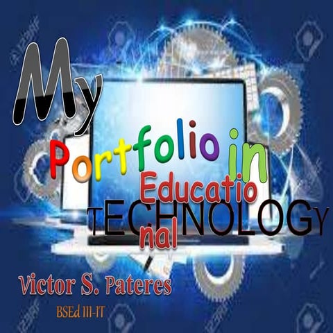My portfolio in Educational Tech.