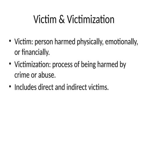Understanding Victimization in Multicultural Societies: Legal Rights ...