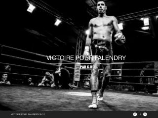 Victoire pour Romain Falendry