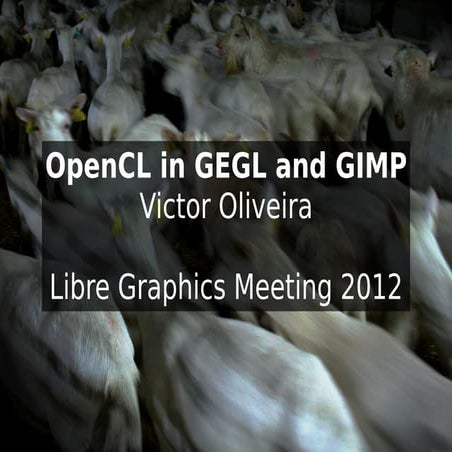 Implementing OpenCL support in GEGL and GIMP