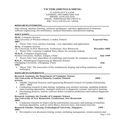 Victor (Shengli) Sheng