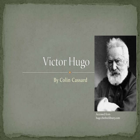 Victor Hugo by Colin Cassard