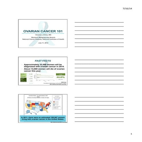 2014 Ovarian Cancer National Conference: Ovarian Cancer 101 | PDF
