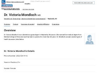 Dr. Victoria J. Mondloch
