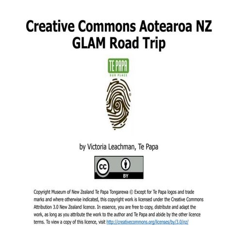 Te Papa and Creative Commons by Victoria Leachman