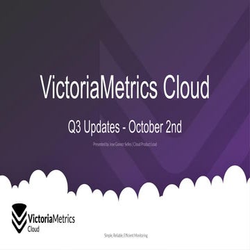 VictoriaMetrics Cloud Updates Q3 October 2025