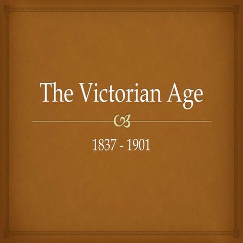 Victorian Age