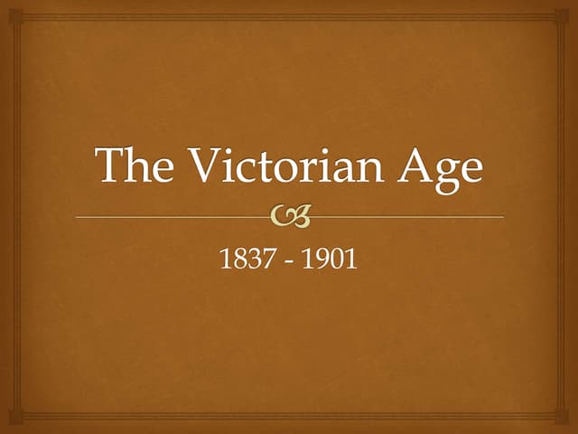 Victorian era | PPTX