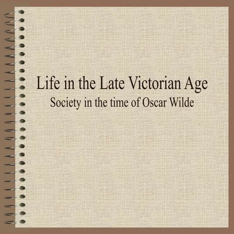 Victorian Age Background Info