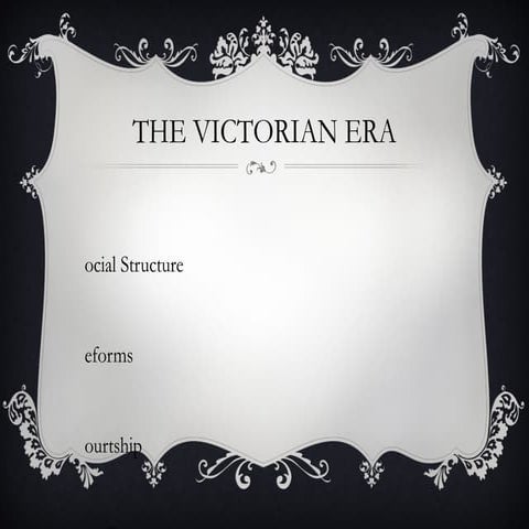 Victorian era social structure
