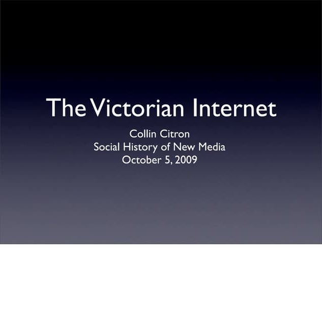 Victorian Internet Presentation
