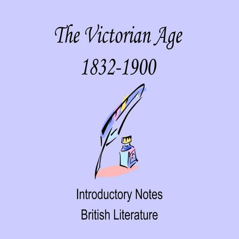 the victorian age 1832-1900 british literature