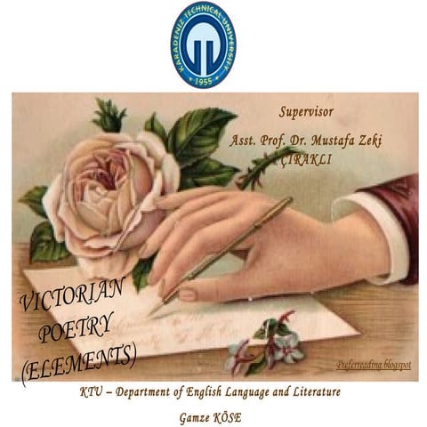 Victorian poetry   elements