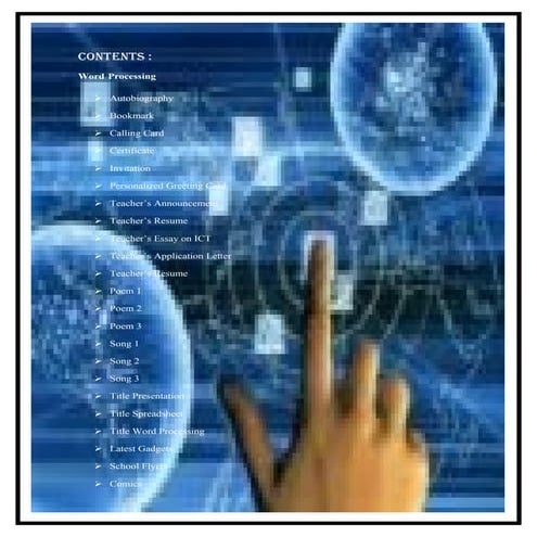 Victorino Table Of Contents