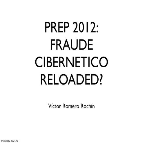 Victor romero sobre las trampas del prep