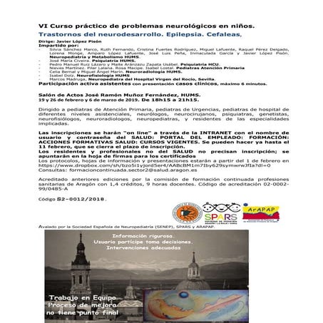 Vi curso problemas neurologicos en pediatria 2019