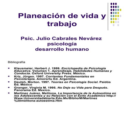 Vida y trabajo diplomado