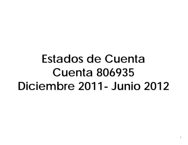 Estados de cuenta de Luis Videgaray Caso
