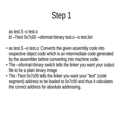 Making your own bootloader