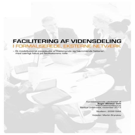 Speciale om vidensdeling i netværk