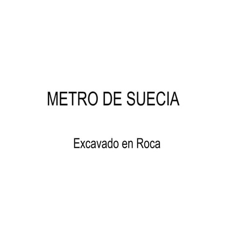 El lujo de viajar en metro
